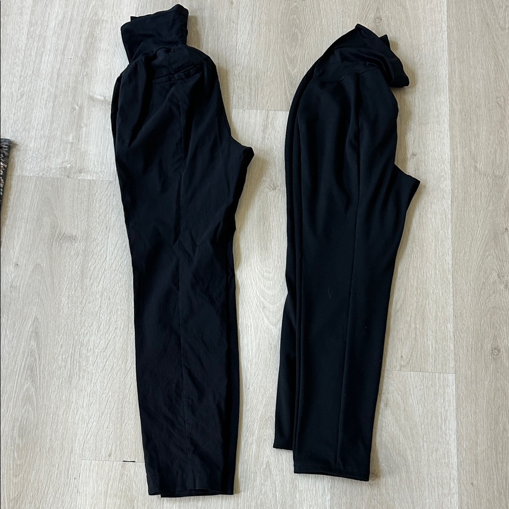 Maternity Classic Black Straight Leg Dress Pants